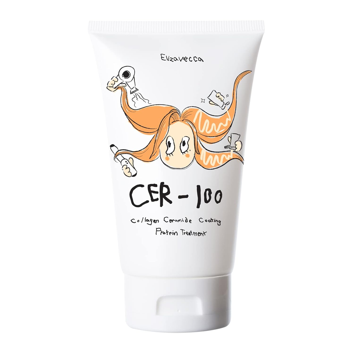 Hair Care Korean Products - CER-100 Elizavecca Коллагеново-керамидная протеиновая маска для